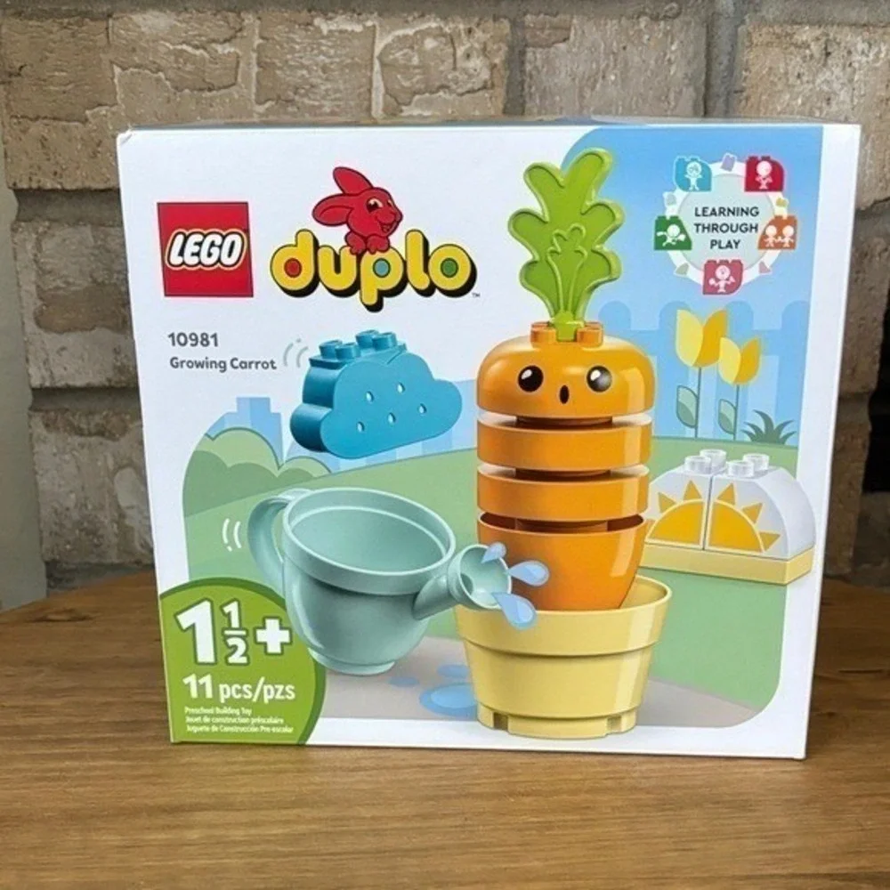 LEGO DUPLO Balance and Stacking Tree 10440 & Growing Carrot 10981 GIFT NEW